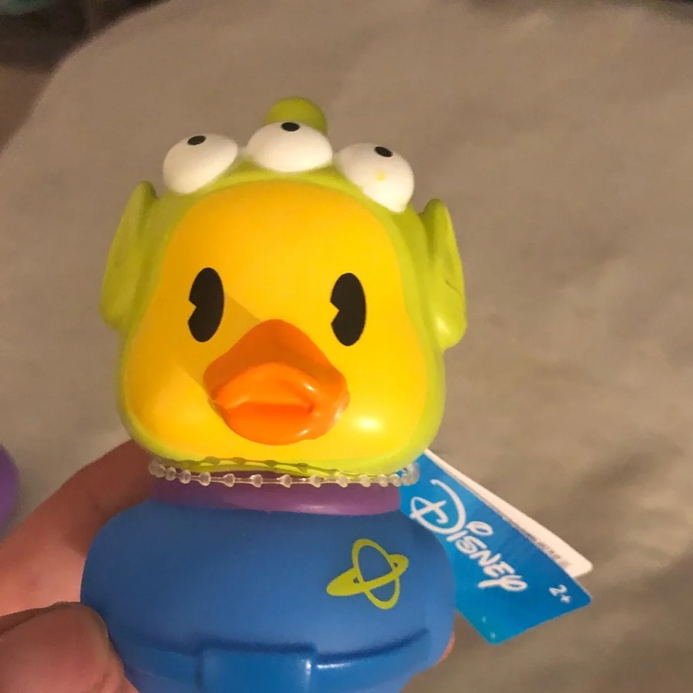 Disney Buzz Lightyear and Alien Rubber Duck Duo